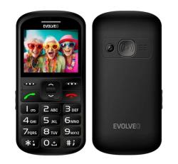 Evolveo EP-570 EasyPhone XS mobiltelefon FEKETE
