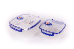 Vákumos műanyag ételdoboz szett 2 db (Y-3507S/L)