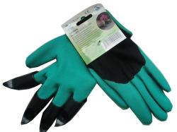 Extol Premium kerti kesztyű karmokkal, méret: 8` latexba mártott, gumírozott mandzsetta (8856661)