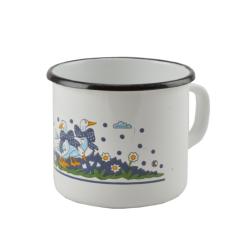 Zománcozott bögre 1L (14088)