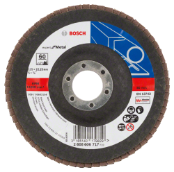 Bosch X551 Zirkon legyezőtárcsa, átmérő 125 mm, P60 (2608606717)