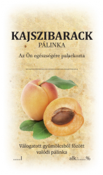 Matrica kajszibarack pálinka 50db/cs (14512)