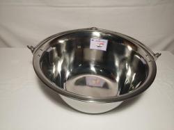 10 literes rozsdamentes acél gulyásbogrács minőségi vastag falú