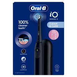 Oral-B IO2 elektromos fogkefe + útitok, fekete (10PO010451)