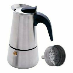 Kávéfőző 4 személyes kotyogós, rozsdamentes (28012)