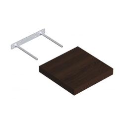 Velano Lebegőpolc  23,5 x 23,5 cm wenge (barna) (3451118)
