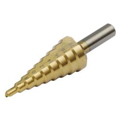 Extol lépcsős fémfúró, 9 lépcsős; (4-12mm, 1mm lépcsők), befogás: 10mm, max. 4mm vastag anyagokhoz,