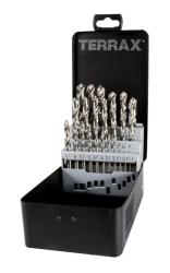 Terrax fémcsigafúró készlet 25 részes, HSS-G, TRX (RUK-A214215)