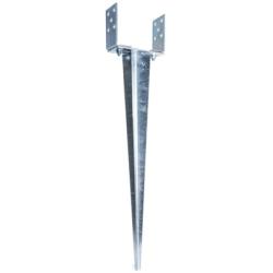 Oszloptalp beüthető állítható 70-120x65x750/2mm tűzihorganyzott (ET) (3217409)