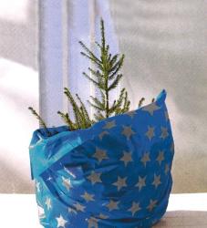 Home Karácsonyfa alátét, kék (KT 250/BL)