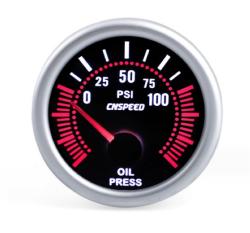 Olajnyomás mérő fekete számlappal (84047)