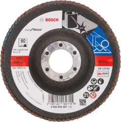 Bosch X571 Zirkon legyezőtárcsa, átmérő 115 mm, P60 (2608605451)