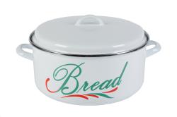 Bonyhádi zománcozott lábas + fedő bread 30 cm
