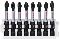 Bosch Impact Control hosszú PZ2 csavarbit csomag  - 8 db (2608522331)