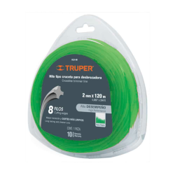 TRUPER HLB-80 szegélynyíró damil, kerek,  2,0mm/12 m (T17608)