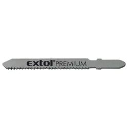 Extol Premium dekopírlap fémre, 5db, Bosch befogás, HSS; 51×8×1,5mm, 1,2mm fogtáv, mart, hullámosíto