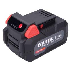 Extol premium tartalék akku Garden20V, 20V, 4000mAh (8895782)