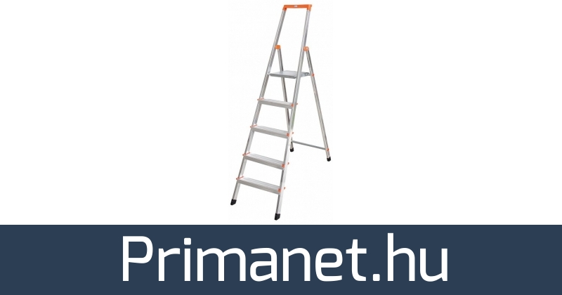 Krause Monto Solidy állólétra 5 lépcsőfokos (126238) - PRIMANET