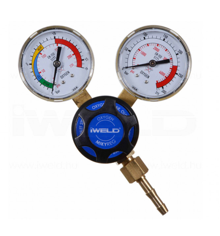Iweld Mikyreg oxigén nyomáscsökkentő 230/10 bar G3/4