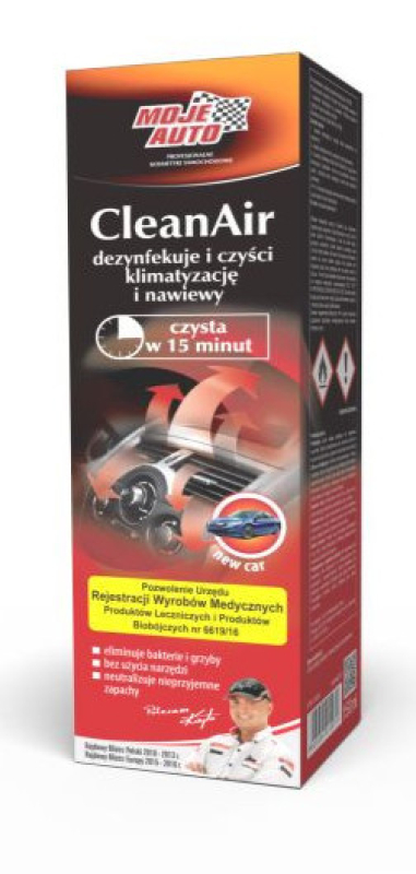 Fertőtlenítő spray, klíma bomba Moje New Car (19-598)
