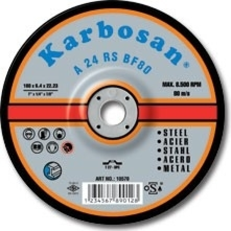 Karbosan Tisztítókorong fémre 230x 6,4 mm (KA-4230A60)
