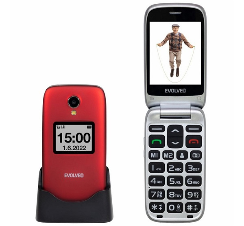 Evolveo EP-771 EasyPhone FS mobiltelefon PIROS