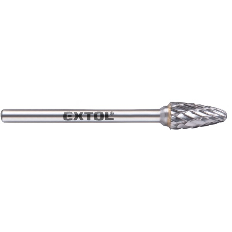 Extol Industrial keményfém turbómaró, íves, kerek orrú 6×13mm/szár 3mm (8703853)