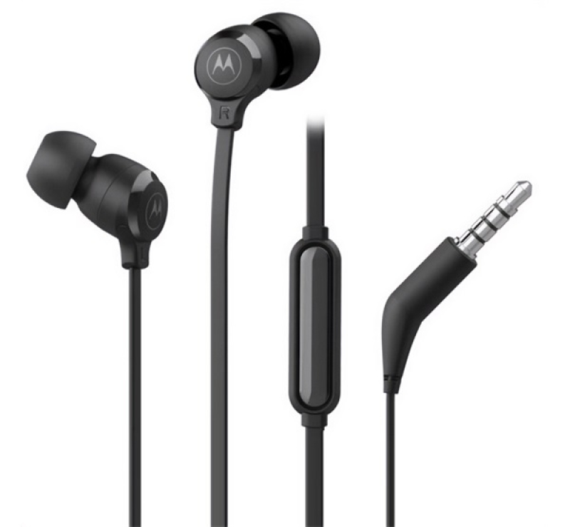 Motorola EARBUDS 3S fülhallgató SZTEREO (3.5mm jack, mikrofon, felvevő gomb) FEKETE