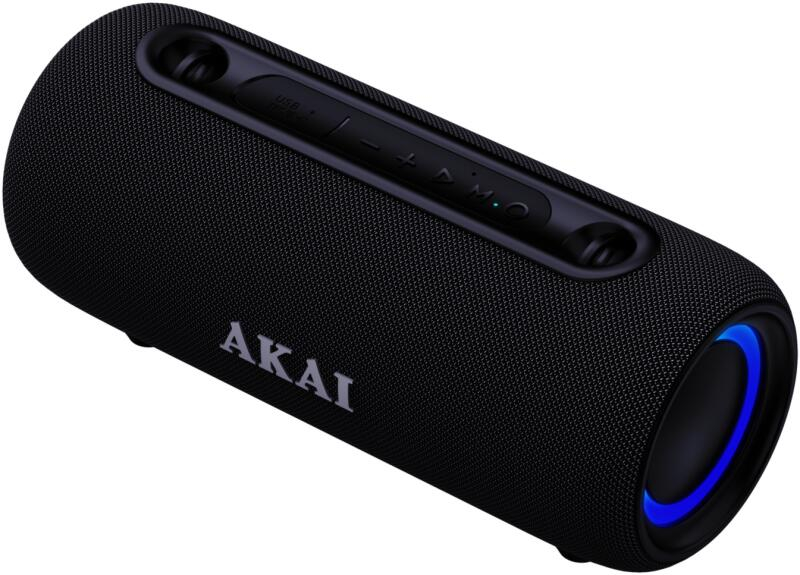 AKAI hordozható Bluetooth hangszóró, 15W,  vízálló (ABTSW-40)