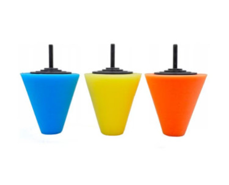 Kúpos polírozó szivacs készlet 3db-os, 150mm (W16372)