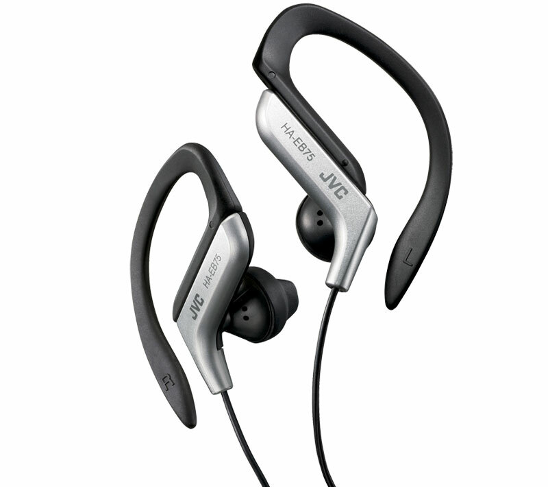 JVC HA-EB75-SNU sportoláshoz kifejlesztett fülhallgató, ezüst/fekete (12699)