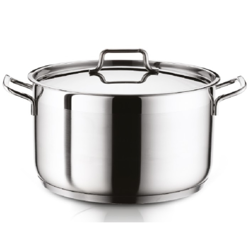 Hascevher Anett rozsdamentes lábas fémfedővel 26x16 cm (12819)