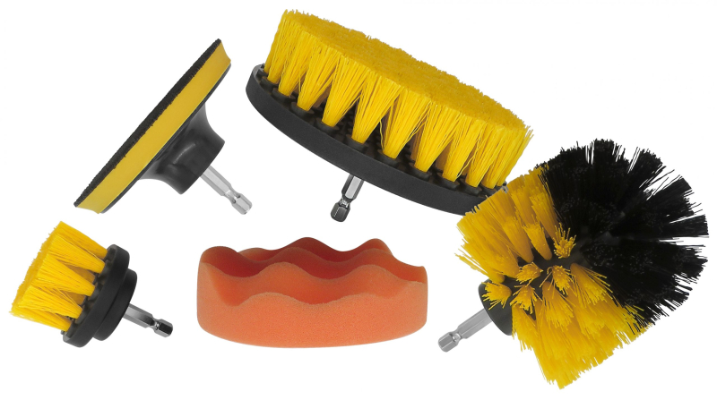 Iskra Ero fúrógépbe fogható 5 részes kefekészlet (3830076851070)