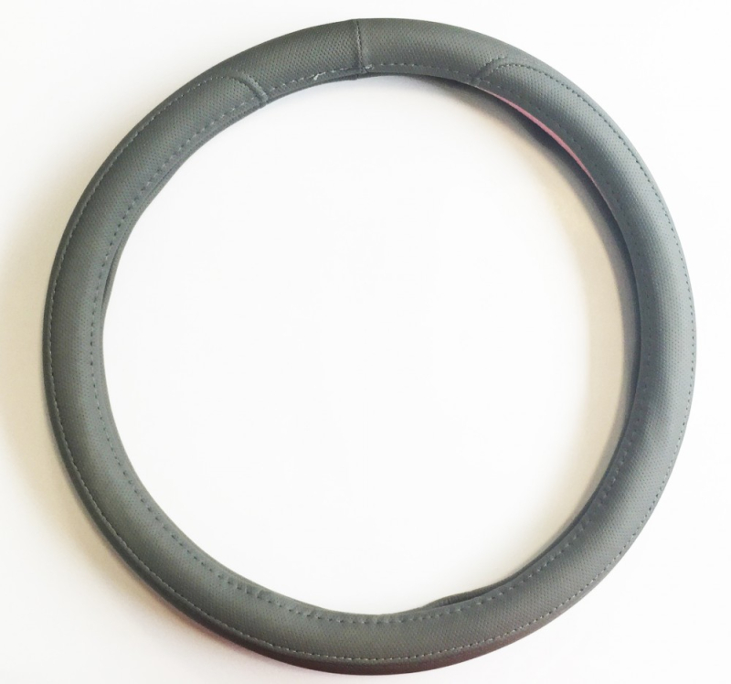 Bőrhatású szellőző kormányvédő szürke KV-HB23518G