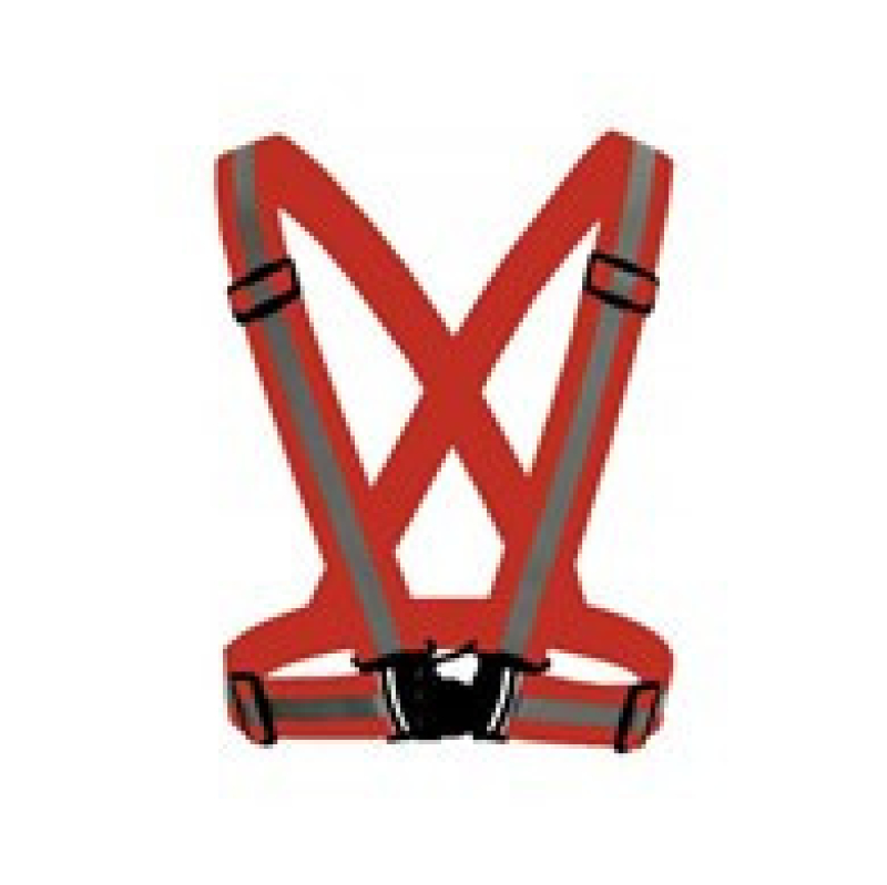 Fényvisszaverő heveder, piros (58505)