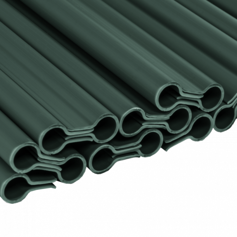 Bradas rögzítő kapcsok kerítéstakaró szalaghoz, zöld, 19 cm, 20db/csomag (1503189 - TOBKS1920GR)