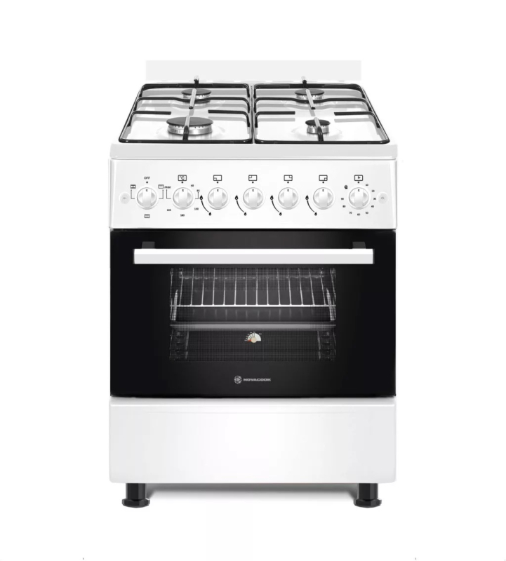 NOVACOOK F6B40 Kombinált tűzhely 57x58 fehér (F6B40EF W)