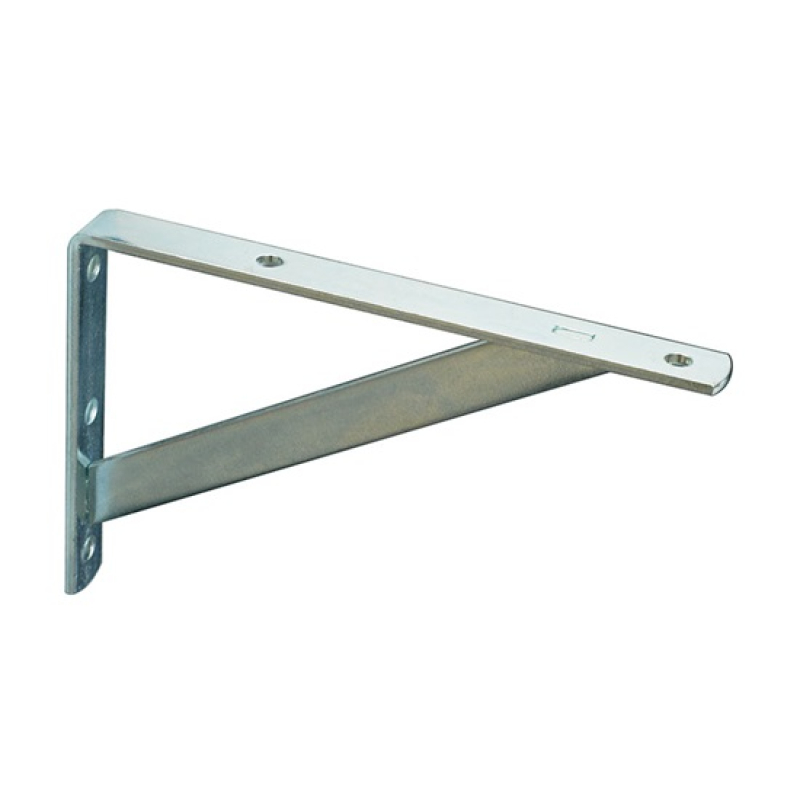 Polctartó konzol fém erősített 100x350x15mm horganyzott (3214163)