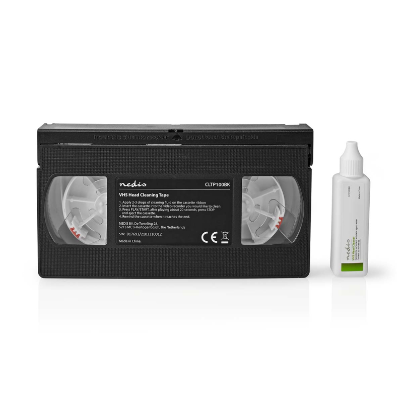 Nedis VHS fejtisztító kazetta (CLTP100BK)
