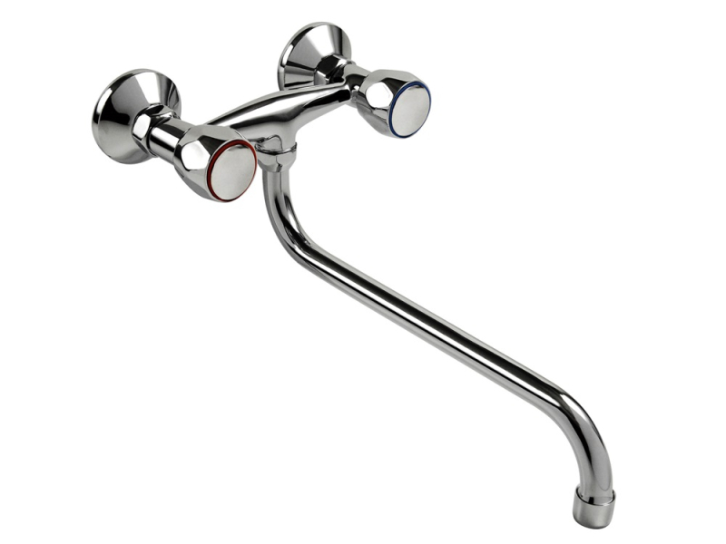 Balletto mosogató-mosdó falra szerelhető csaptelep, króm (85013)