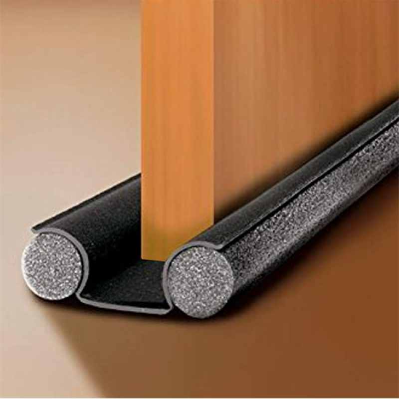 GEKO Ajtószigetelő párna szürke 95 cm (méretre vágható) d=25 mm 4-5 cm-es ajtóvastagsághoz (3435710)