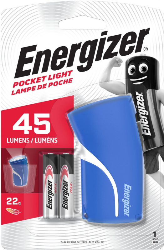 Energizer Pocket Light + 3 db AAA elemlámpa (NZFHO001)
