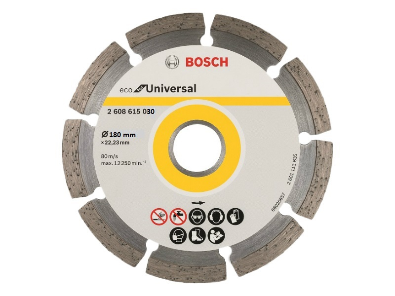 Bosch ECO for Universal Szegmens Gyémánt vágótárcsa 180x22,33 mm (2608615030)