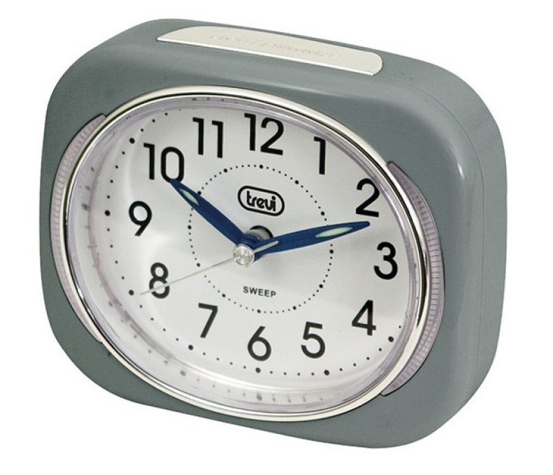 Trevi LED-es ébresztőóra, szürke (15172)