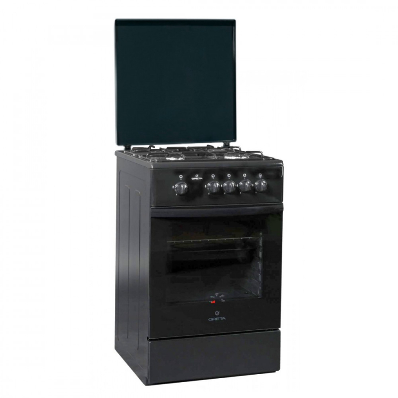 GRETA gáztűzhely fekete fém tetővel (GG5770MM13D)