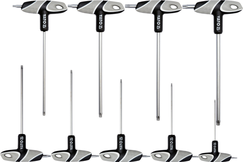 Yato torx kulcs készlet 9 részes, T10-T50 (YAT-05615)