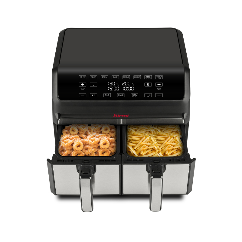 Girmi FG22 ECOFRIT BIS forrólevegős sütő, 4+4L (14118)