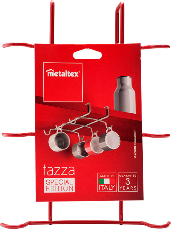 Metaltex Tazza Special Edition csészetartó, piros színű (364926-P)