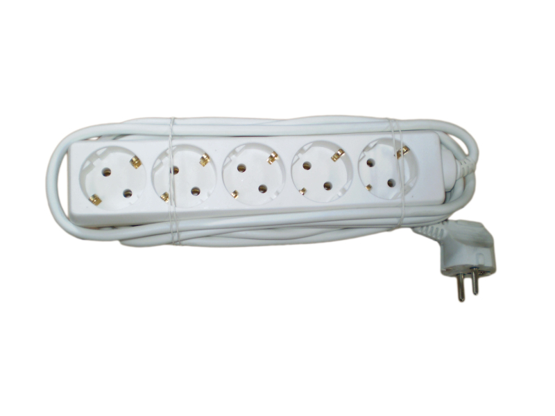 Emos 5-ös földelt elosztó 1.5 m vezeték