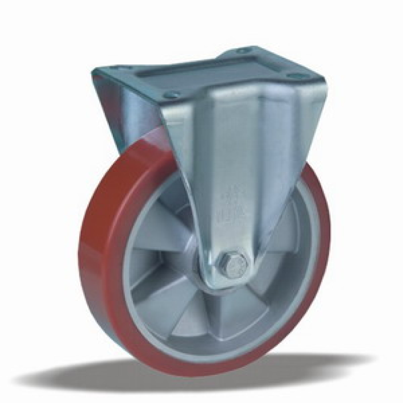 Kerék fix golyós 160 alumínium PUR 42385 (11798)